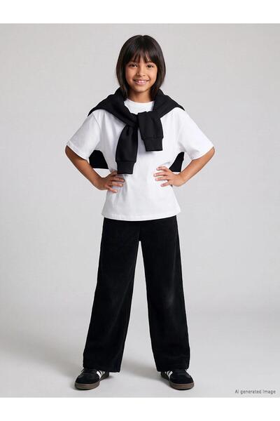 LC Waikiki Girls' Elastic Waist Sweatpants (W6)