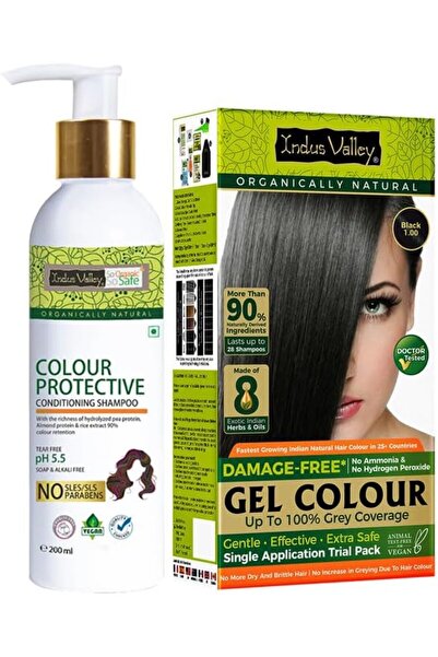 Indus Valley Indus Valley Natural Gel Hair Color Dye No Damage Formula for Wo...