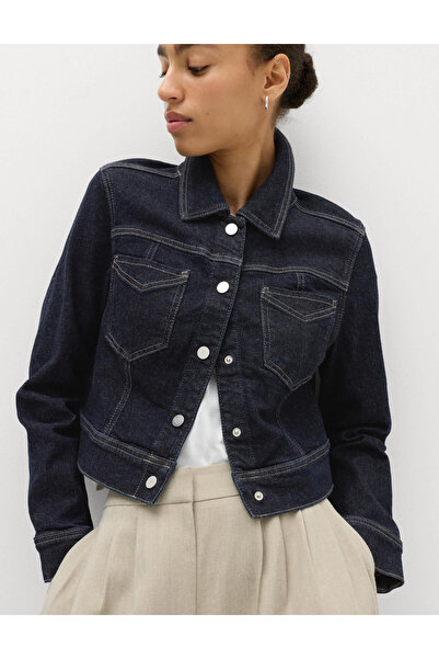 Marks & Spencer Pamuklu Denim Ceket