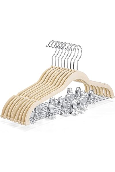 Arabest 20 Pack Velvet Suit Hangers, Non Slip Clothes Hangers with Clips