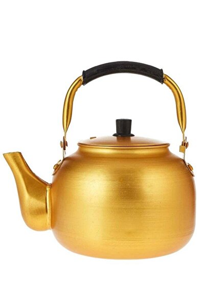 Twinkle Mart Aluminium Tea Kettle Gold/Black 1.5Liters