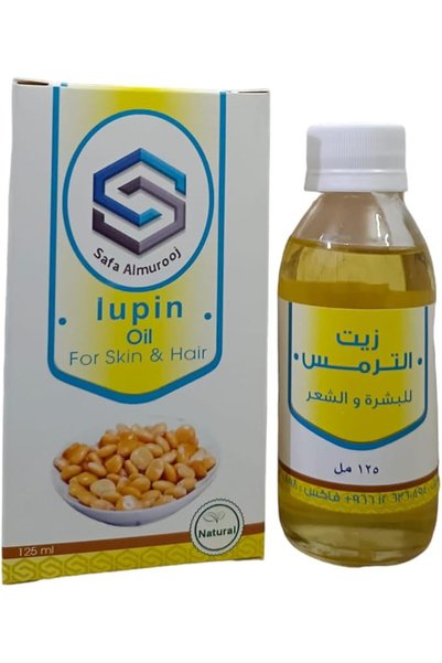 SAFA ALMUROOJ زيت اللوبين للبشرة والشعر - 125 مل من الإكسير النقي لبشرة مشرقة...