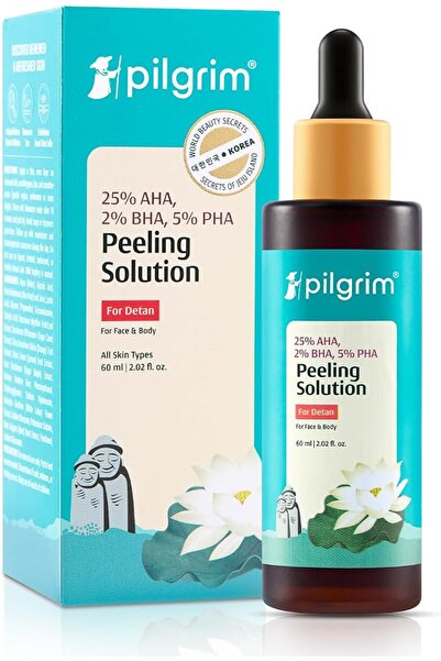 Pilgrim محلول تقشير للوجه 25% AHA + 2% BHA + 5% PHA، 30 مل