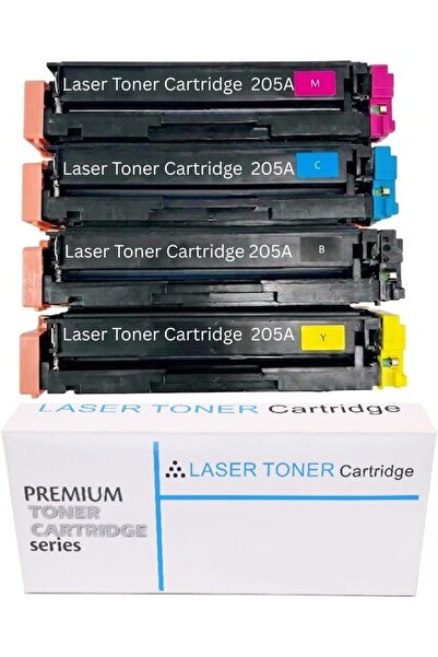 Generic KPC Compatible HP 205A Toner Cartridge Set 4 Pack CF530A CF531A CF532...