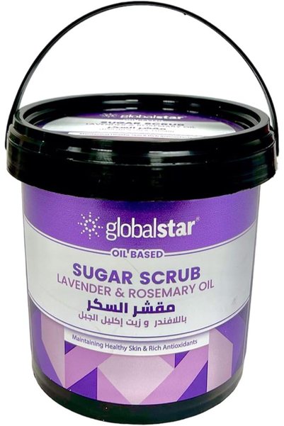 Globalstar جلوبال ستار مقشر السكر بزيت اللافندر وإكليل الجبل 600 مل