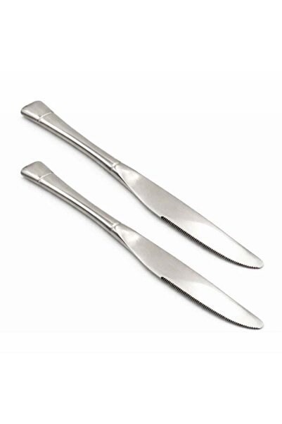 Generic BERAM Silver Savour Dining Knife 2Pc Premium 18/10 Grade 420 Stainles...