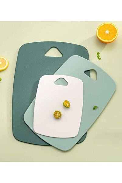 Generic Cutting Boards for Kitchen,Plastic Cutting Board Set of 3, Thick Chop...