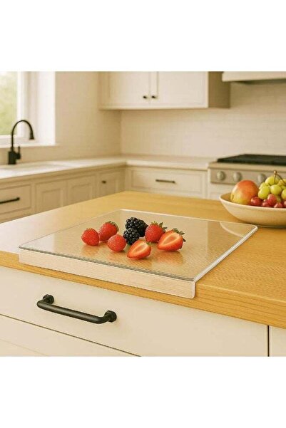 Generic Acrylic Cutting Board With Counter Lip, Transparent Cutting Board For...