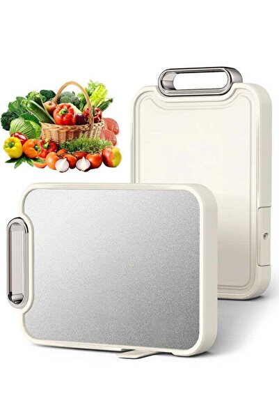 Generic Titanium Cutting Board for Kitchen, Cutting Boards Non Toxic Double S...