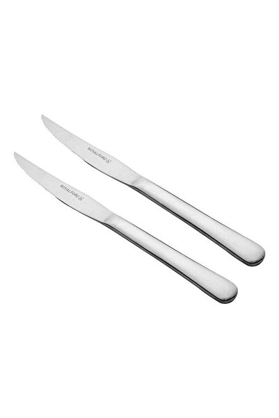 Generic 2-Piece Steak Knife Set Silver