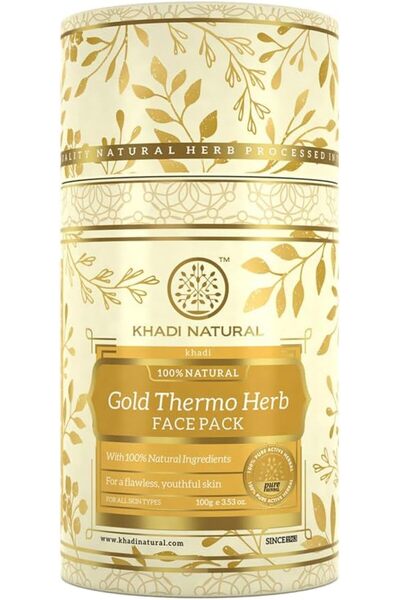 Khadi Natural GOLD THERMO HERB FACE PACK 100gm