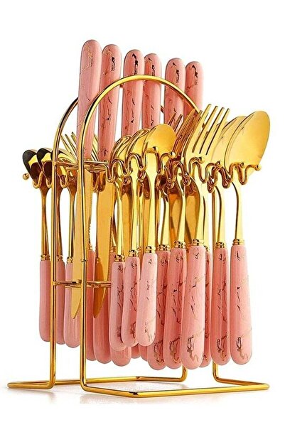 Generic 25 PCS Stainless Steel Spoons Forks Knives Cutlery Set （including the...