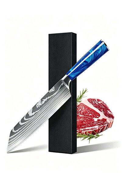 Generic Chef's Knife Kitchen Knife Paring Knife Premium with Gift Box,Blue Re...