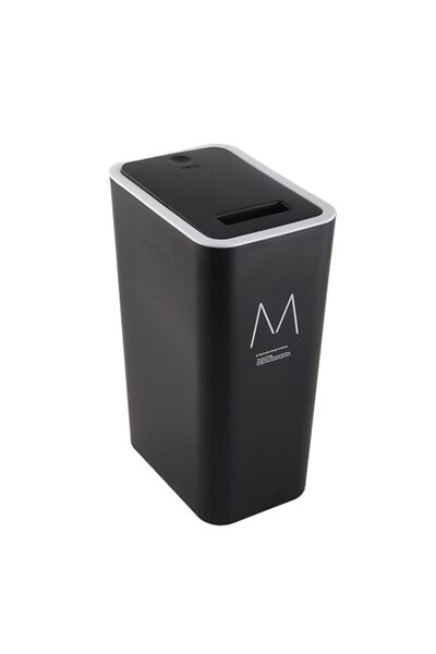 Generic Bathroom Trash Can With Lid, Small Garbage Can With Lid, With Press T...