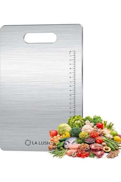 Generic Cutting Board, 316Grade Stainless Steel Chopping Board with built-in ...
