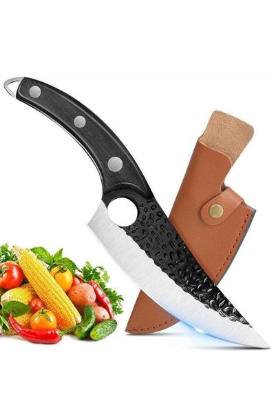 Generic Cleaver Knife,Meat Cleaver 6 Inch Stainless Steel Hand-Forged Knife K...