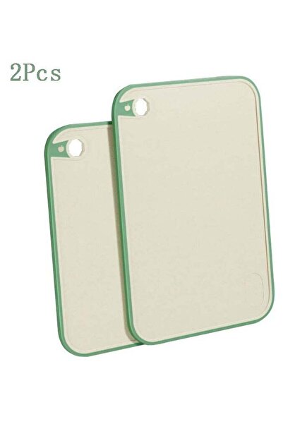 Generic 2-Piece Anti-Bacterial Cutting Board Set - Non-Slip Plastic Chopping ...
