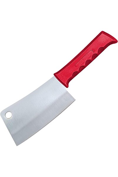 Generic Kitchen Master 6 Inch Stainless Steel Meat Cleaver (Red) | NSF Certif...