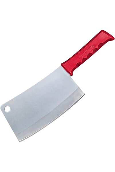 Generic Kitchen Master 8 Inch Stainless Steel Meat Cleaver (Red) | NSF Certif...