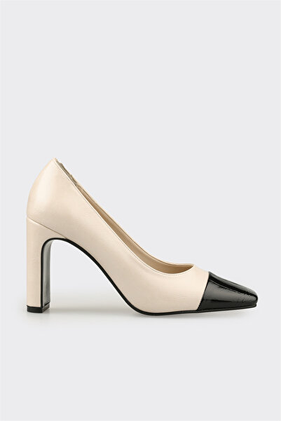 Elle Shoes Ekru Kadın Klasik Ayakkabı