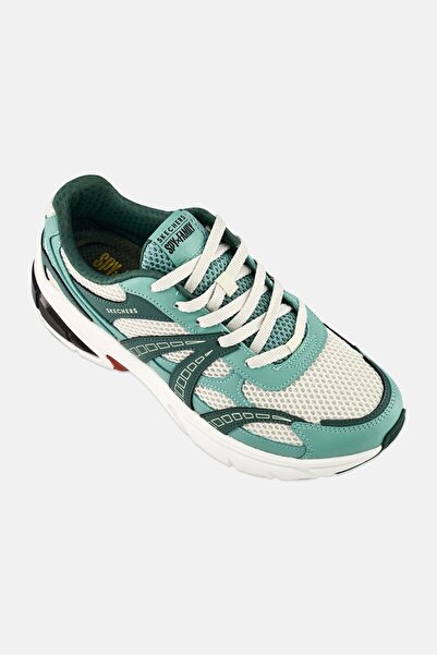 SKECHERS حذاء نسائي خارجي برباط من شادو، أخضر فاتح