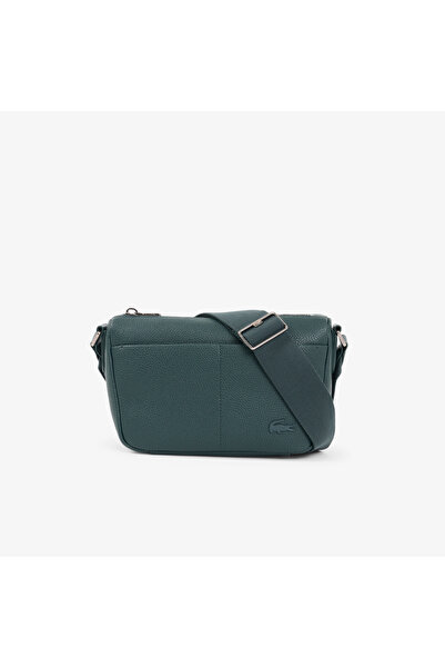 Lacoste Magnus Unisex Deri Koyu Yeşil Postacı Çantası
