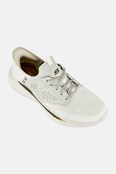 SKECHERS حذاء الجري سلايد-كاستر للرجال، أبيض