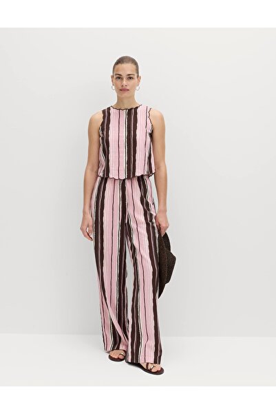 Marks & Spencer Wide Leg Dokuma Pantolon