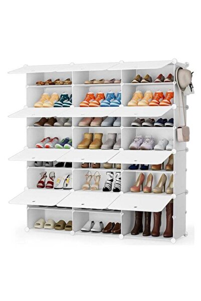 Arabest 8-Tier Shoe Storage Cabinet,48-Pair Free Standing Shoe Rack Organizer...