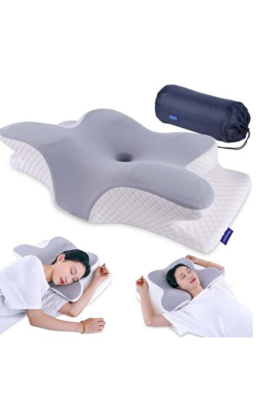 Arabest Butterfly Shape Memory Foam Cervical Pillow for Neck and Shoulder Pai...