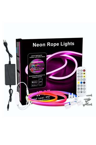 Arabest Smart Neon LED Strip Light,5m WiFi APP Control with Music Sync,USB Po...