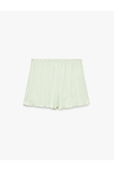 Koton Elastic Waist Modal Fabric Camisole Shorts Pajama Bottoms