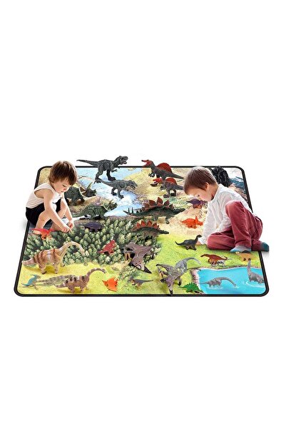 Arabest 33 Piece PVC Dinosaur Model Playset,Realistic Simulation Dinosaur Fig...