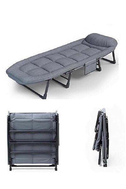 Arabest Outdoor Portable Folding Recliner with Mattress,6-Position Adjustable...