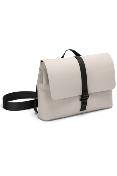 Gaston Luga Splash Crossbody Large 14" Bag - Gray Spcbl14Tp