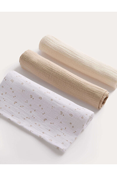 Marks & Spencer 3'lü Muslin Örtü Seti