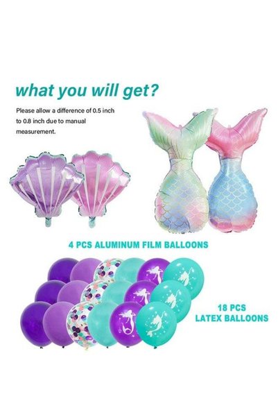 Gernetic 22-Pieces Birthday Party Decoration Balloon Set