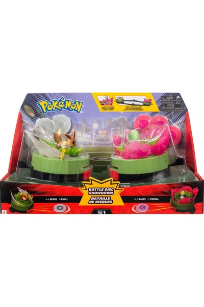 Pokemon Set de joc Battle Disc Showdown, (Eevee & Ralts)