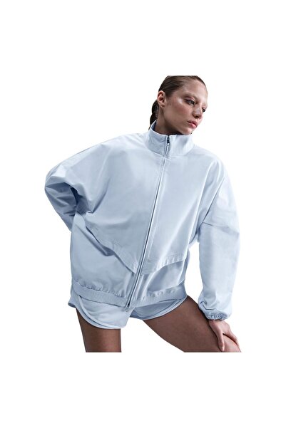 Nike Γυναικείο Μπουφάν Αθλητικής Συλλογής Windrunner από Ύφασμα Τουίλ L