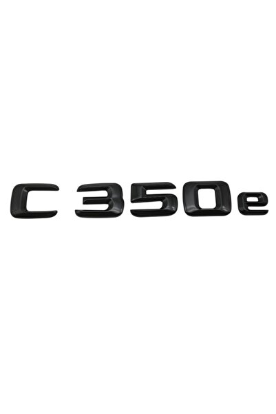 MERCEDES Emblemă C 350e Negru, pentru portbagajul spate