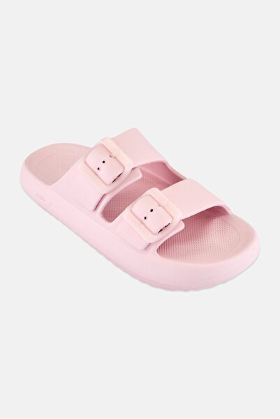 SKECHERS صندل نسائي سهل الارتداء، وردي فاتح