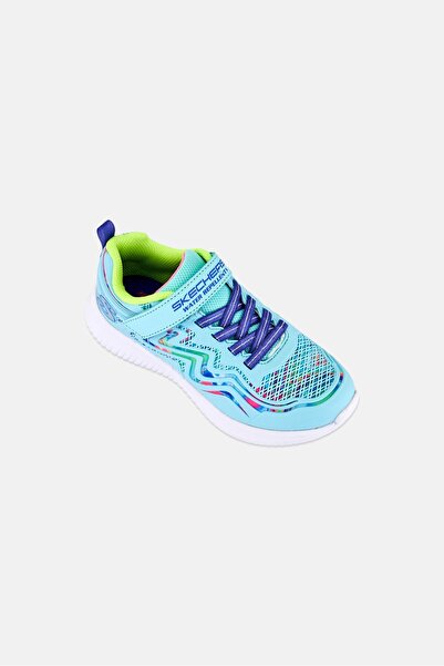SKECHERS Kids Girl Hydro Swirl Velcro Closure Outdoor Shoes, Turquoise