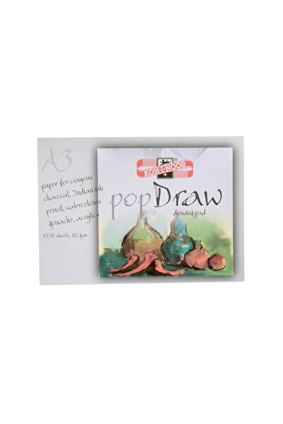 Koh-i Noor Bloc de Desen A3 Koh-I-Noor Pop Draw, 180g/mp, 30 Coli