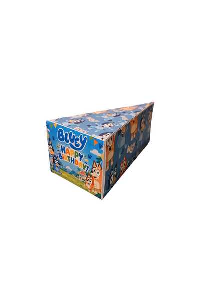 OEM Τούρτα γενεθλίων από χαρτόνι με θέμα BLUEY, 12 τεμάχια