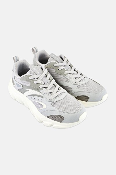 Anta Men Lace Up Running Shoes, Grey