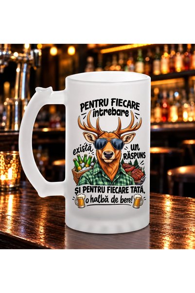 Arka9 Personalized mug 500 ml – "For every question there is an answer"