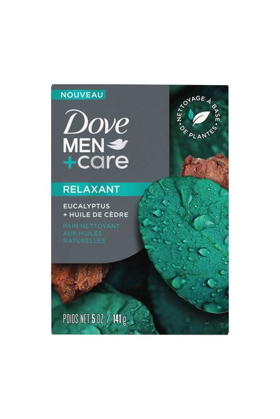 Dove Men+Care Cleansing Bar Relax with Eucalyptus and Cedar Oil 141 g