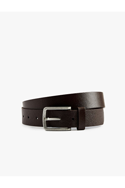 Koton Buckle Faux Leather Belt