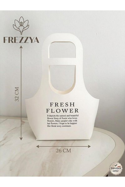 FREZYA karton çiçek çantası 01