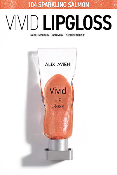 Alix Avien Parlak Bitişli Nemlendirici E Vitaminli Dudak Parlatıcı - Vivid Li...